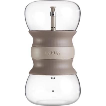 Théière avec infuseur à thé CALM TEA 500 ml, marron, verre, Lékué