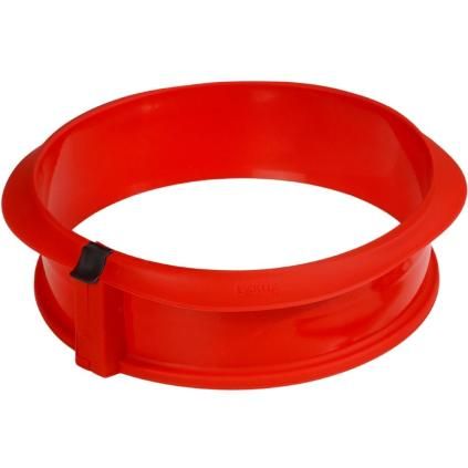 Moule rond 23 cm, rouge, silicone, Lékué