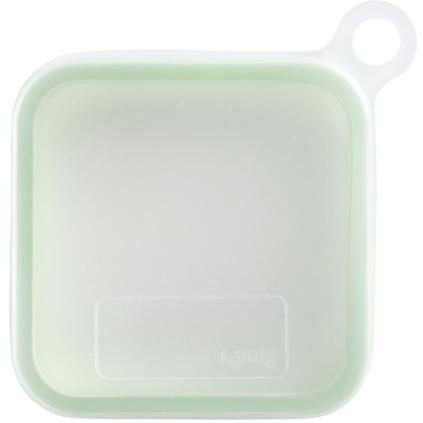 Boîte à sandwich réutilisable, verte, silicone, Lékué