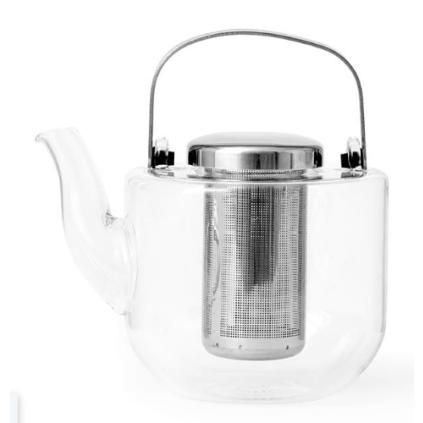 Théière avec infuseur à thé BJORN 650 ml, verre, Viva Scandinavia