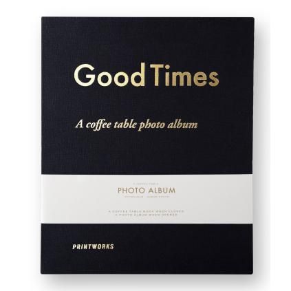 Album photo GOOD TIMES, noir, Printworks