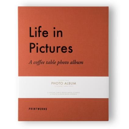 Album photo LIFE IN PICTURES, orange, Printworks
