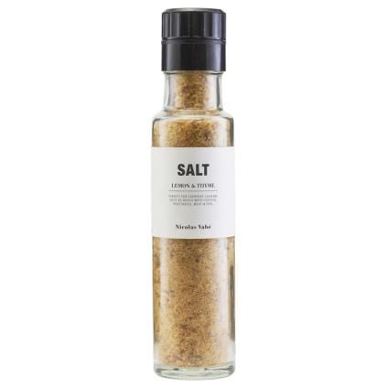 Sel citron et thym 320 g, Nicolas Vahé