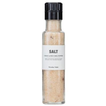 Sel à l'ail et poivre rouge 325 g, Nicolas Vahé
