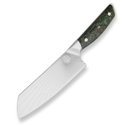 Couteau Santoku SANDVIK GREEN NORTHERN SUN 18,5 cm, Dellinger