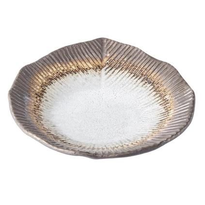 Assiette mise en bouche AKANE GREY 16 cm, MIJ