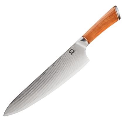 Couteau de chef SOK OLIVE SUNSHINE DAMASCUS 23 cm, Dellinger