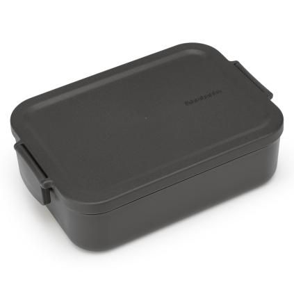 Lunchbox MAKE & TAKE BENTO 1,1 l, gris foncé, Brabantia