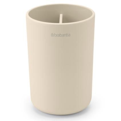 Verre porte brosse à dent RENEW, beige doux, Brabantia