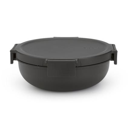 Bol à lunch MAKE & TAKE 1,3 l, gris foncé, Brabantia