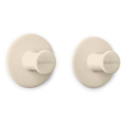 Crochet à serviette RENEW, set de 2 pc, beige doux, Brabantia