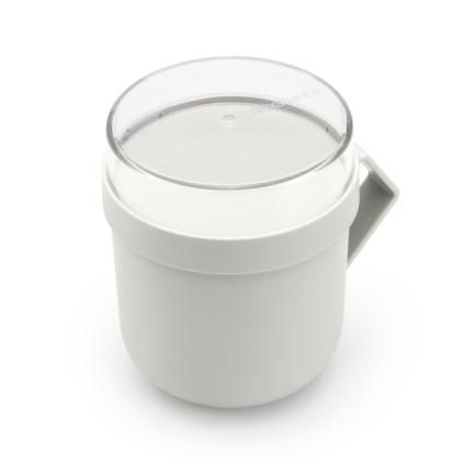 Bocal à repas MAKE & TAKE 600 ml, gris clair, Brabantia