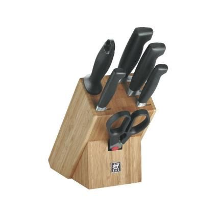 174152 sada nozu ve stojanu four star zwilling bambus 7 ks