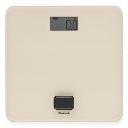 Pèse personne digital RENEW beige doux, sans pile, Brabantia