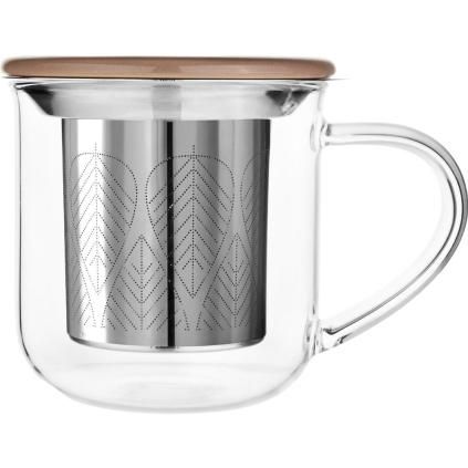 Mug infuseur MINIMA EVA 400 ml, marron poudré, Viva Scandinavia