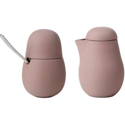Set sucrier et crémier NINA, brun poudré, Viva Scandinavia