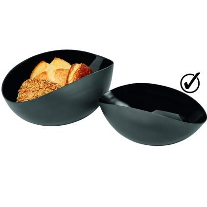 Corbeille à pain RANE 25 cm, noir, Philippi