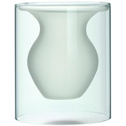 Vase ESMERALDA 15,5 cm, blanc, Philippi