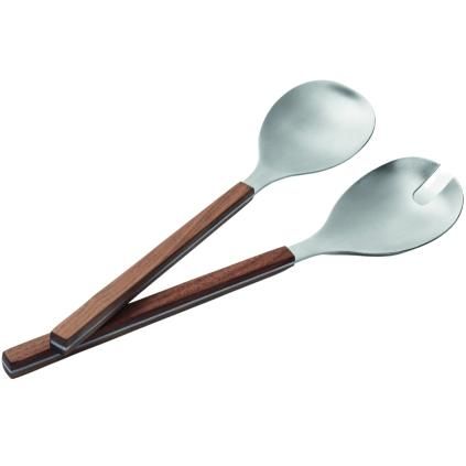 Set de couverts à salade BRICK 30 cm, set de 2 pc, marron, Philippi