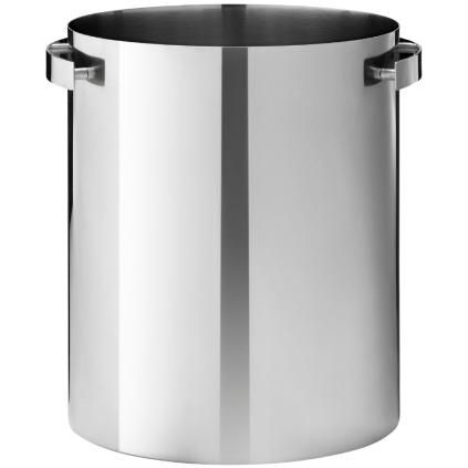 Seau à champagne ARNE JACOBSEN argent, Stelton