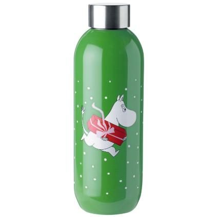 Bouteille de voyage TO GO CLICK MOOMIN PRESENT Stelton 0,75 l vert