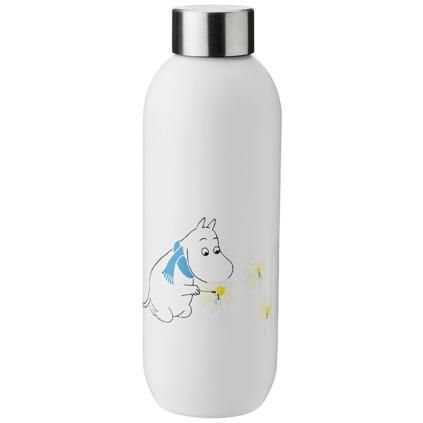 Bouteille de voyage TO GO CLICK MOOMIN Stelton 0,75 l neige