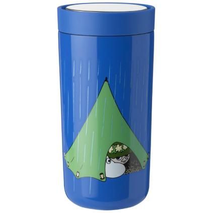Mug thermos TO GO CLICK MOOMIN CAMPING 400 ml, bleu, Stelton