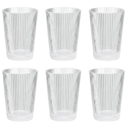 Verre à eau PILASTRO 240 ml, set de 6 pc, clair, Stelton
