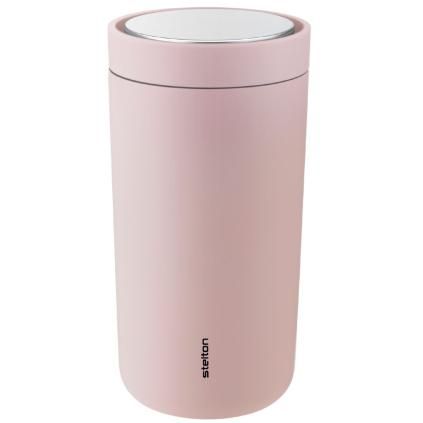 Mug thermos TO GO CLICK 200 ml, rose mat, Stelton