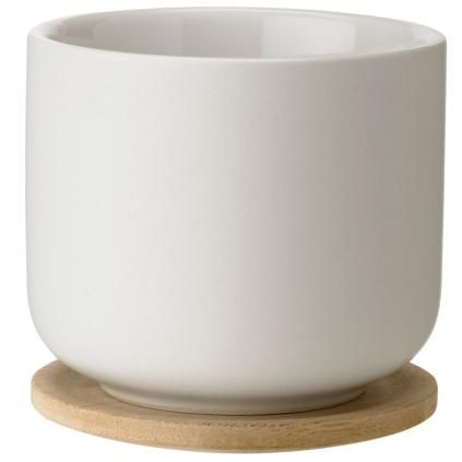 Tasse avec dessous de verre THEO 200 ml, sable, Stelton