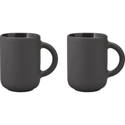 Mug THEO 350 ml, set de 2 pc, noir, Stelton