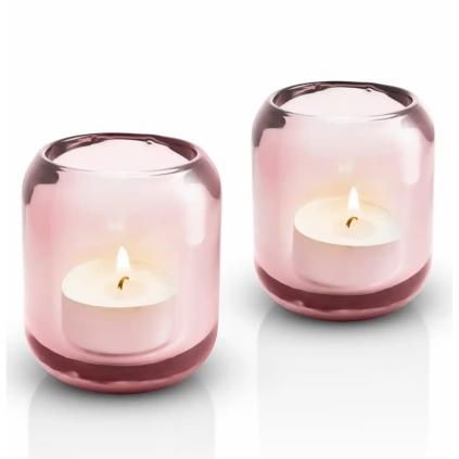 Photophore ACORN set de 2 pc, rose, Eva Solo