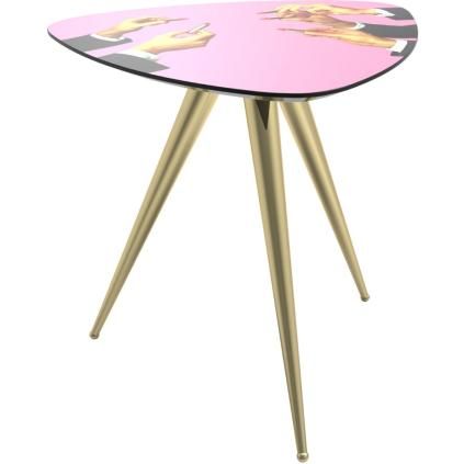 Bout de canapé TOILETPAPER LIPSTICKS 57 x 48 cm, rose, Seletti