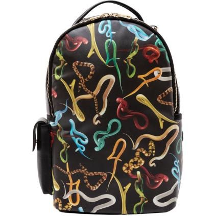 Sac à dos TOILETPAPER SNAKES 43 cm, noir, Seletti