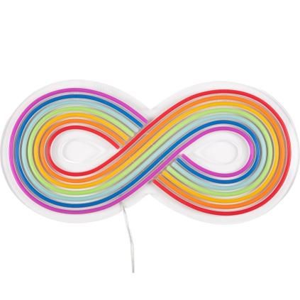 Décoration murale LED RAINBOW 51 cm, Seletti