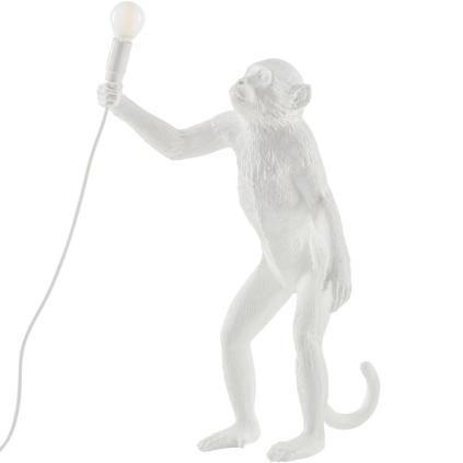 Lampe de table MONKEY STANDING 54 cm, blanc, Seletti
