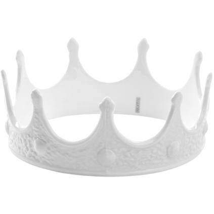 Décoration d'intérieur MEMORABILIA MY CROWN 18,5 cm, blanc, porcelaine, Seletti