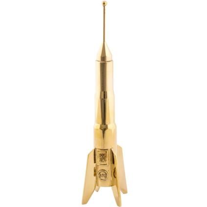 Bougeoir COSMIC DINER LUNAR 24 cm, laiton, Seletti