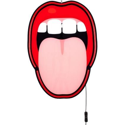 LED décoration murale JOB-BLOW TONGUE 58 cm, Seletti