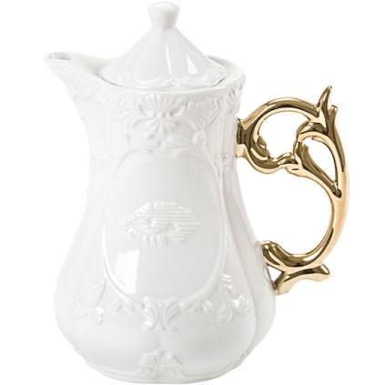 Théière I-WARES 23 cm, or, Seletti