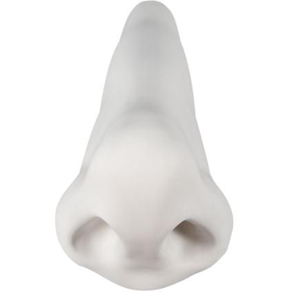 Décoration d'intérieur nez en porcelaine MEMORABILIA MVSEVM 24 cm, blanc, Seletti
