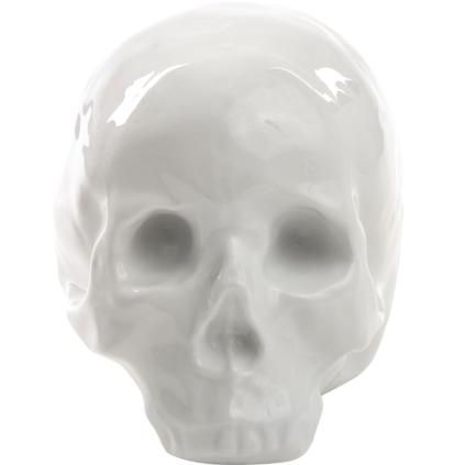 Décoration d'intérieur MEMORABILIA MY SKULL 25 cm, blanc, porcelaine, Seletti