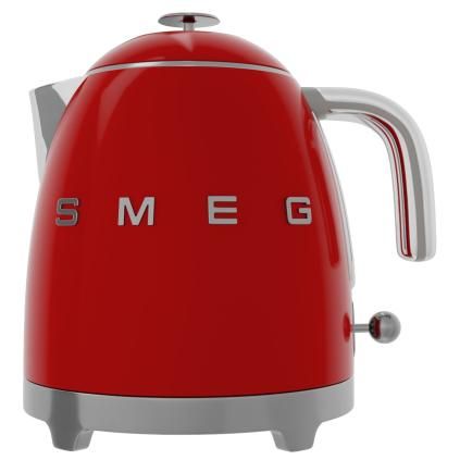 Bouilloire électrique 50'S STYLE MINI KLF05RDEU , 800 ml, rouge, Smeg