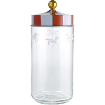 Pot de rangement cuisine CIRCUS, 1,5 l, transparent, Alessi