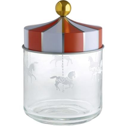 Pot de rangement cuisine CIRCUS 750 ml, transparent, Alessi