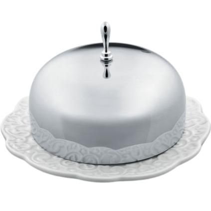 Beurrier DRESSED, 12 cm, blanc, Alessi
