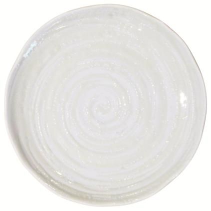 Assiette à tapas WHITE SPIRAL MIJ 16 cm, blanc