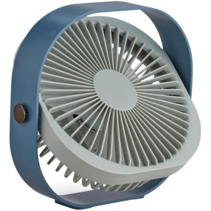 Ventilateur de table FANTASTIC 20 cm, bleu, Printworks