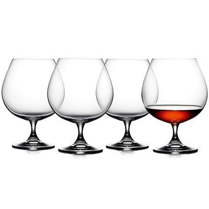 Verre à Cognac JUVEL, set de 4 pc, 690 ml, Lyngby Glas