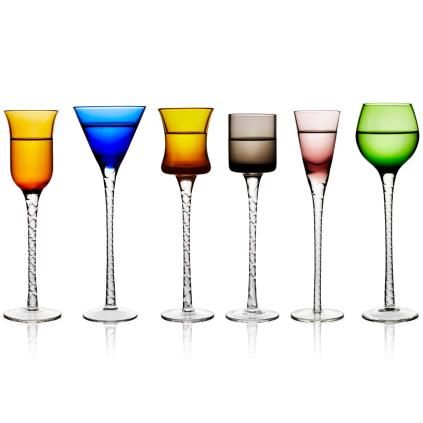 Verre à shot LONDON, set de 6 pc, Lyngby Glas